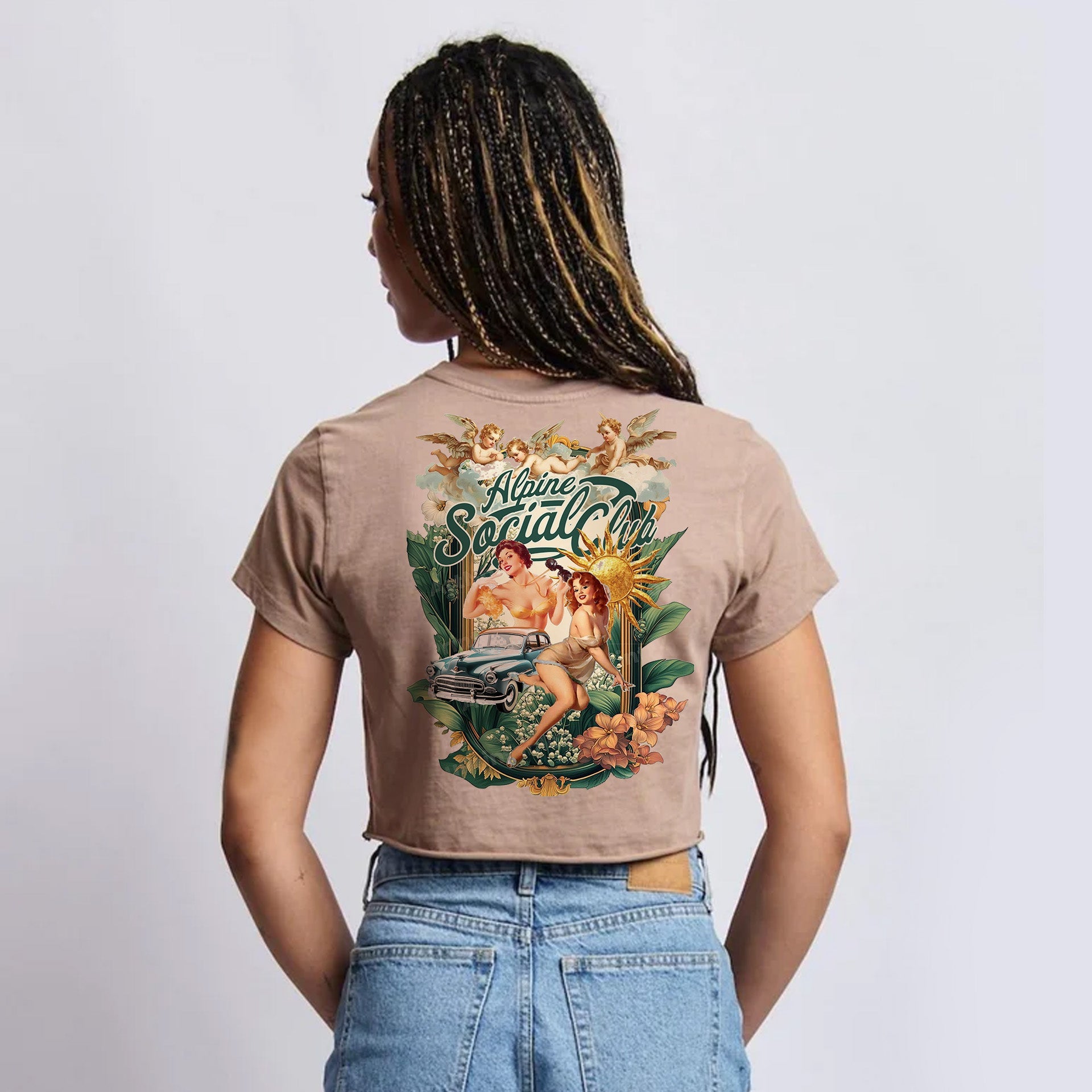 Alpine Social Club - Wormen Crew Neck Cupids and Lust